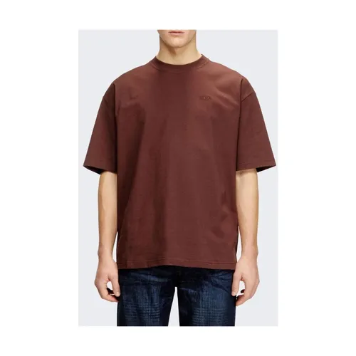Diesel - Tops > T-Shirts - Brown - Diesel - Modalova