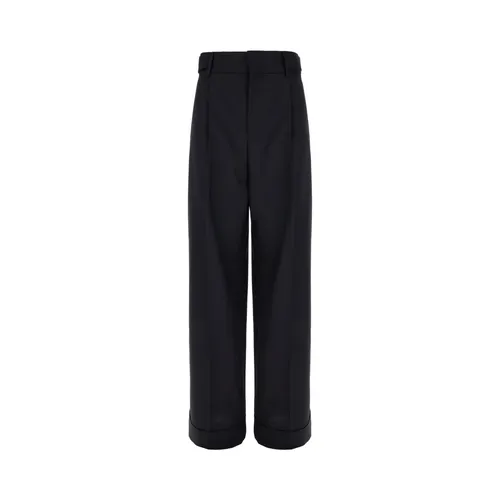Trousers > Cropped Trousers - - Alberta Ferretti - Modalova