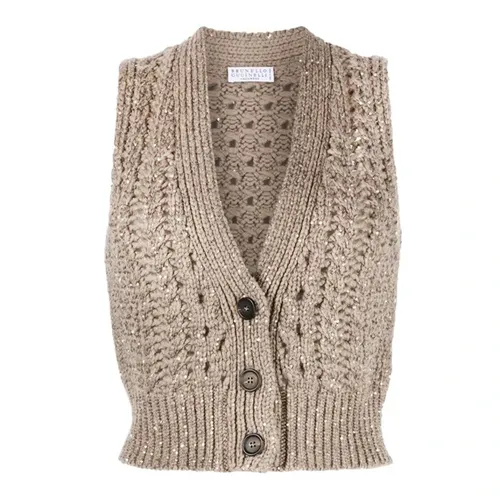 Knitwear > Cashmere Knitwear - - Brunello Cucinelli - Modalova
