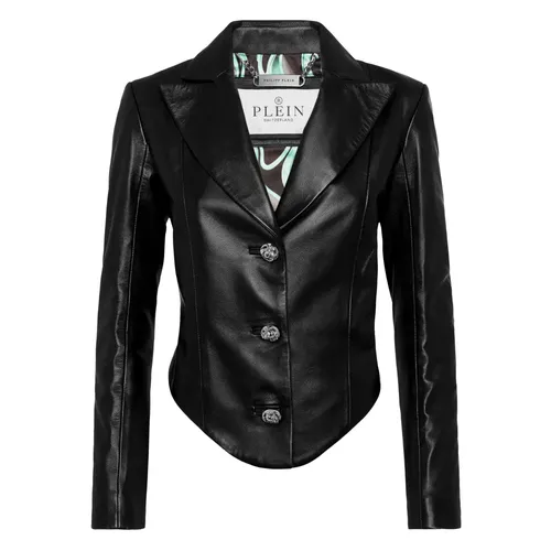 Jackets > Leather Jackets - - Philipp Plein - Modalova
