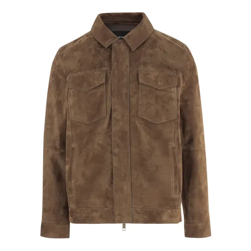 Jackets > Leather Jackets - - Yves Salomon - Modalova