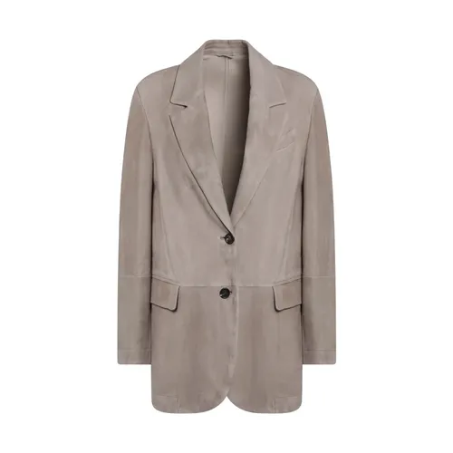 Jackets > Blazers - - Brunello Cucinelli - Modalova