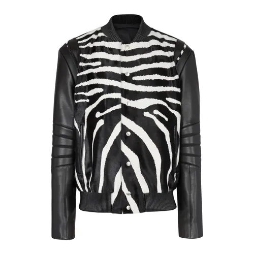 Jackets > Leather Jackets - - Balmain - Modalova
