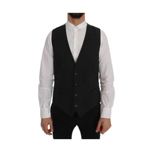 Suits > Suit Vests - - Dolce & Gabbana - Modalova