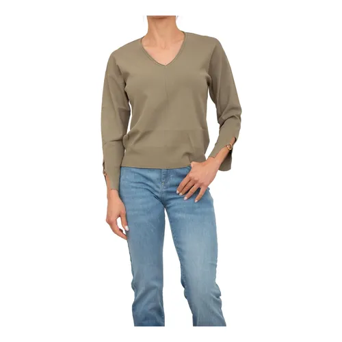 Knitwear > V-neck Knitwear - - Nenette - Modalova