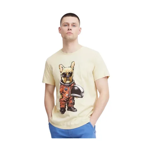 Blend - Tops > T-Shirts - Beige - Blend - Modalova