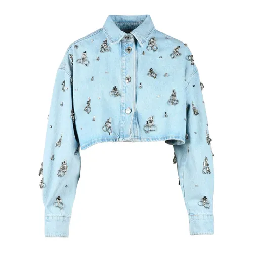 Blouses & Shirts > Denim Shirts - - Msgm - Modalova