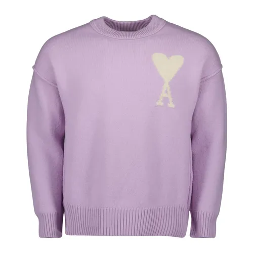 Knitwear > Round-neck Knitwear - - Ami Paris - Modalova