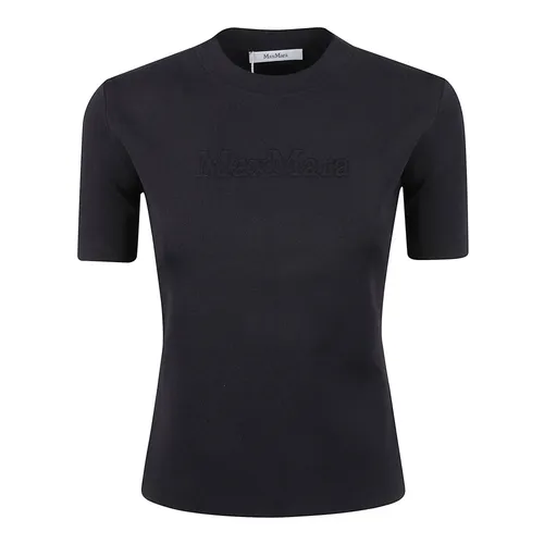 Max Mara - Tops > T-Shirts - Blue - Max Mara - Modalova