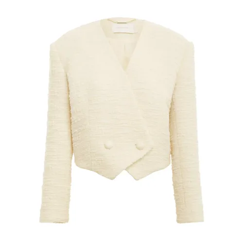 Jackets > Tweed Jackets - - Zimmermann - Modalova