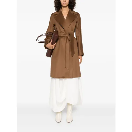 Coats > Belted Coats - - Max Mara Studio - Modalova