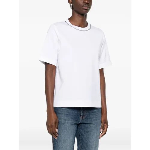 Tops > T-Shirts - - Brunello Cucinelli - Modalova