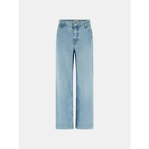 Guess - Jeans > Wide Jeans - Blue - Guess - Modalova