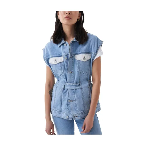 Salsa - Jackets > Vests - Blue - Salsa - Modalova
