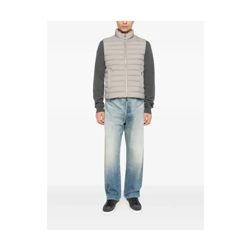 Moorer - Jackets > Vests - Gray - Moorer - Modalova