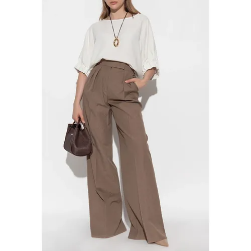 Trousers > Wide Trousers - - Max Mara - Modalova
