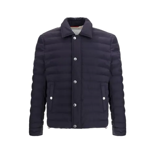 Jackets > Down Jackets - - Brunello Cucinelli - Modalova
