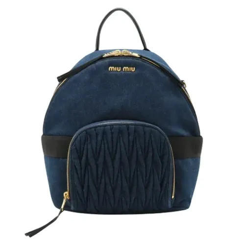 Pre-owned > Pre-owned Bags > Pre-owned Backpacks - - Miu Miu Pre-owned - Modalova