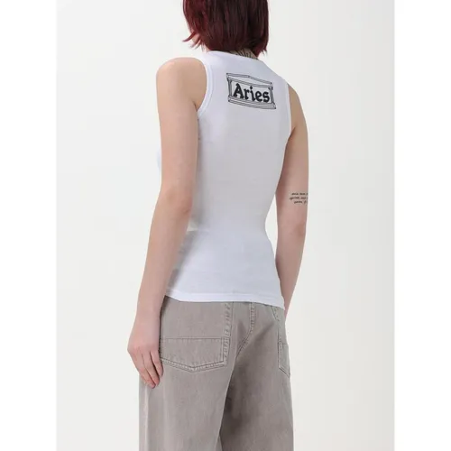 Tops > Sleeveless Tops - - Aries - Modalova