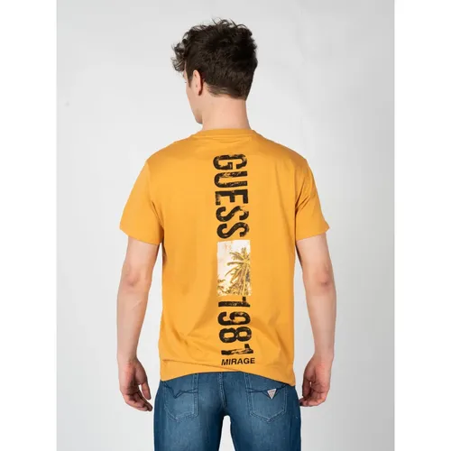 Guess - Tops > T-Shirts - Orange - Guess - Modalova