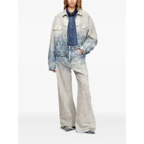 Jeans > Wide Jeans - - Diesel - Modalova