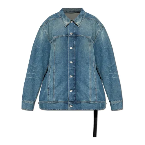 Jackets > Denim Jackets - - Rick Owens - Modalova