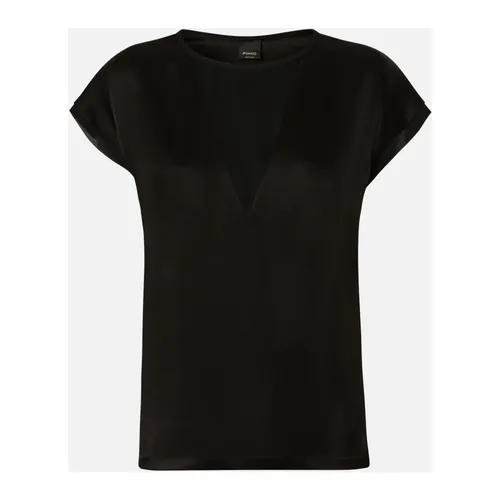 Pinko - Tops > T-Shirts - Black - Pinko - Modalova