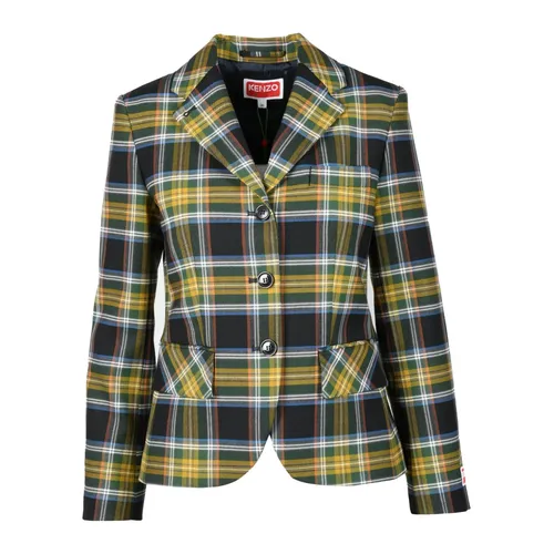 Kenzo - Jackets > Blazers - Green - Kenzo - Modalova