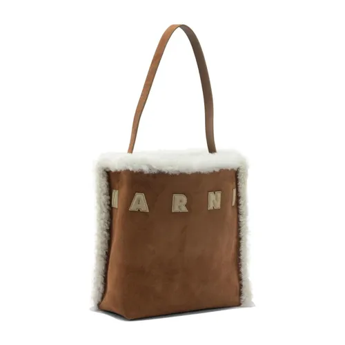Marni - Bags > Tote Bags - Brown - Marni - Modalova