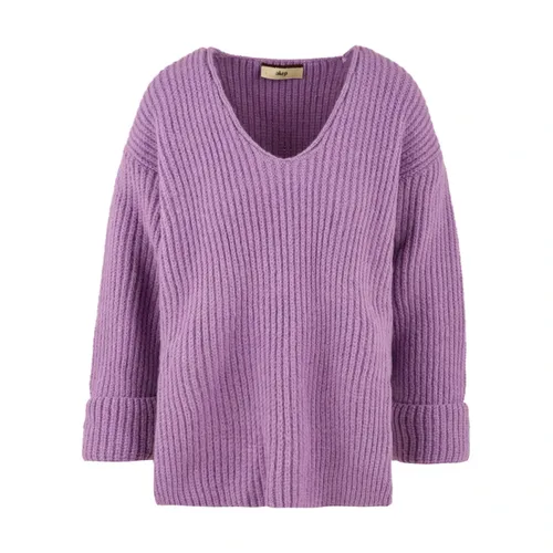Knitwear > V-neck Knitwear - - Akep - Modalova