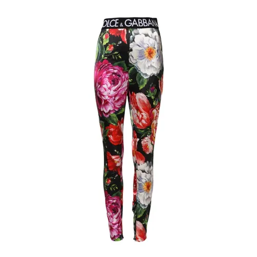 Trousers > Leggings - - Dolce & Gabbana - Modalova
