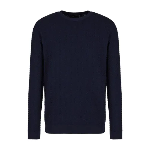 Knitwear > Round-neck Knitwear - - Giorgio Armani - Modalova