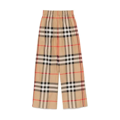 Trousers > Wide Trousers - - Burberry - Modalova