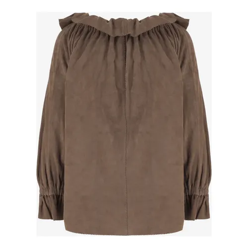 Jackets > Leather Jackets - - By Malene Birger - Modalova