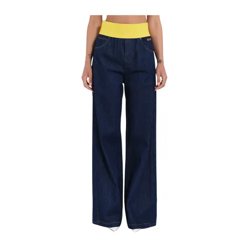 Msgm - Jeans > Wide Jeans - Blue - Msgm - Modalova