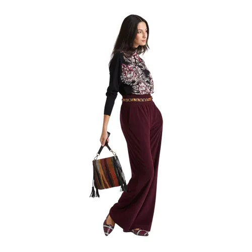 Trousers > Wide Trousers - - Maliparmi - Modalova