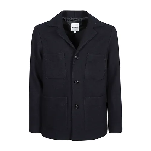 Aspesi - Jackets > Blazers - Blue - Aspesi - Modalova