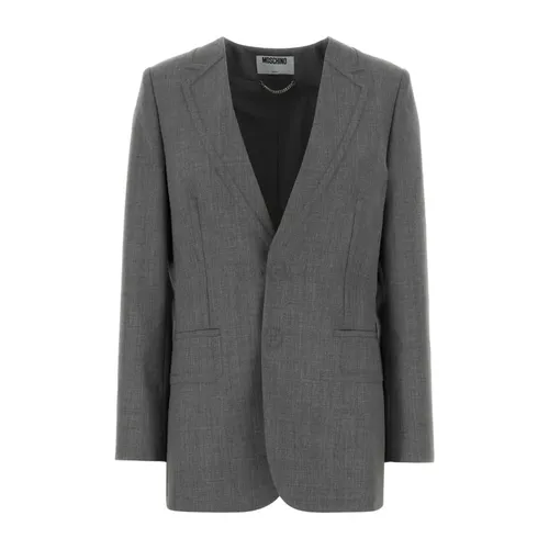 Jackets > Blazers - - Moschino - Modalova