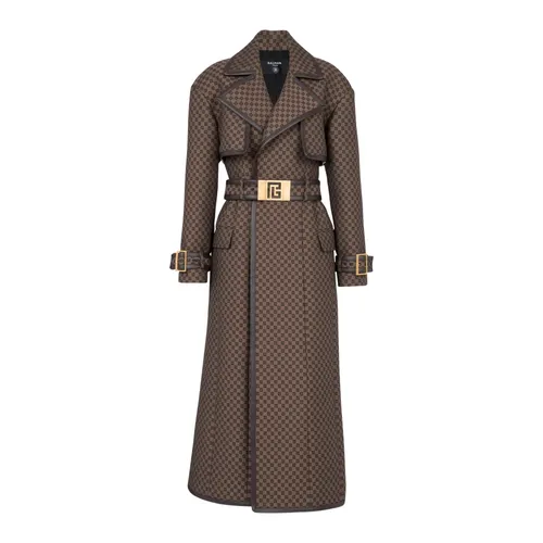 Coats > Trench Coats - - Balmain - Modalova