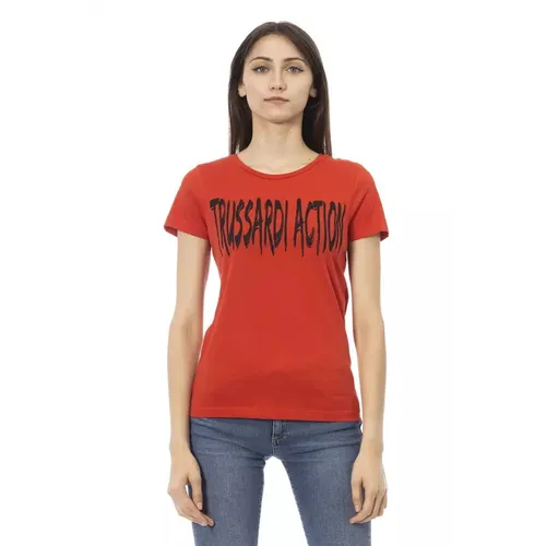 Trussardi - Tops > T-Shirts - Red - Trussardi - Modalova