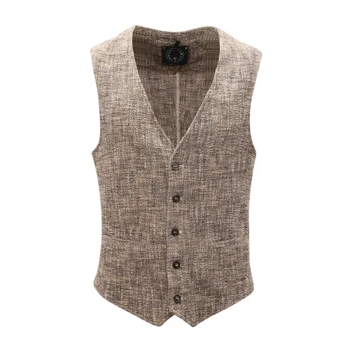 Tonello - Jackets > Vests - Beige - Tonello - Modalova