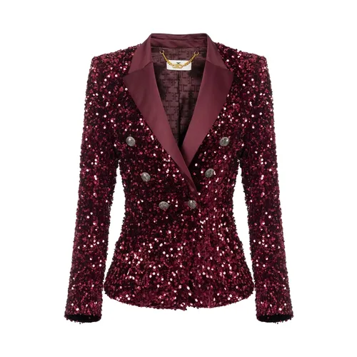 Jackets > Blazers - - Elisabetta Franchi - Modalova