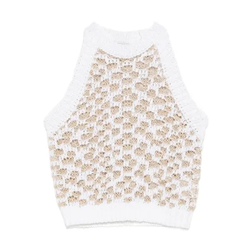 Tops > Sleeveless Tops - - Peserico - Modalova