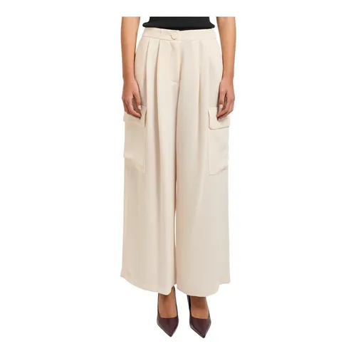 Trousers > Wide Trousers - - Armani Exchange - Modalova