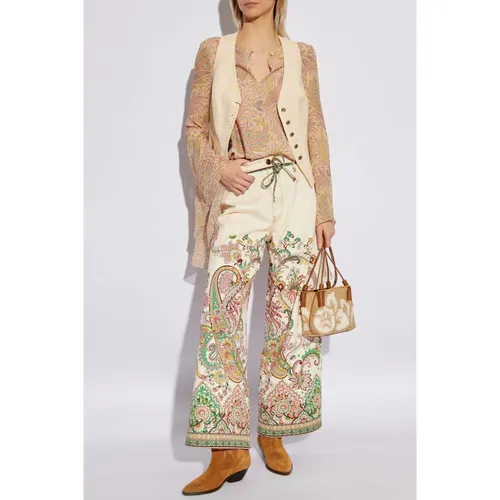 Etro - Jackets > Vests - Beige - Etro - Modalova