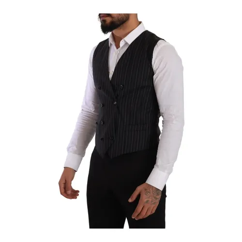 Suits > Suit Vests - - Dolce & Gabbana - Modalova