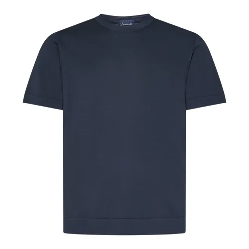 Drumohr - Tops > T-Shirts - Blue - Drumohr - Modalova