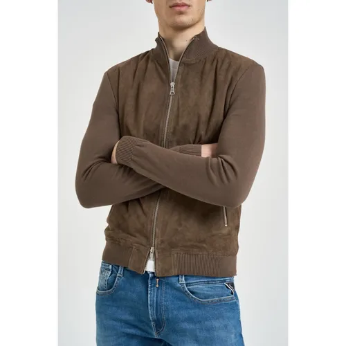 Jackets > Leather Jackets - - BomBoogie - Modalova