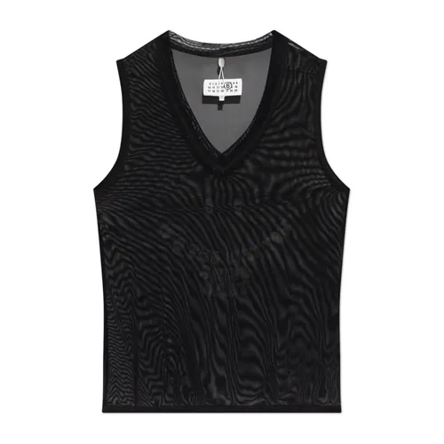 Tops > Sleeveless Tops - - MM6 Maison Margiela - Modalova