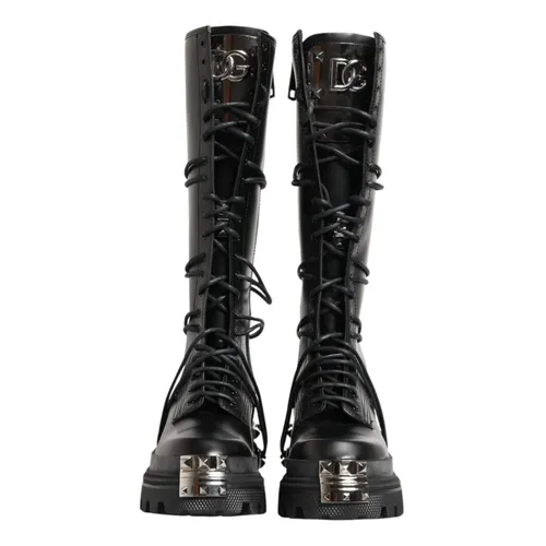 Shoes > Boots > Lace-up Boots - - Dolce & Gabbana - Modalova